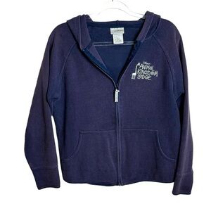 Walt Disney‎ World Animal Kingdom Lodge lightweight zip up hoodie. 100% cotton M